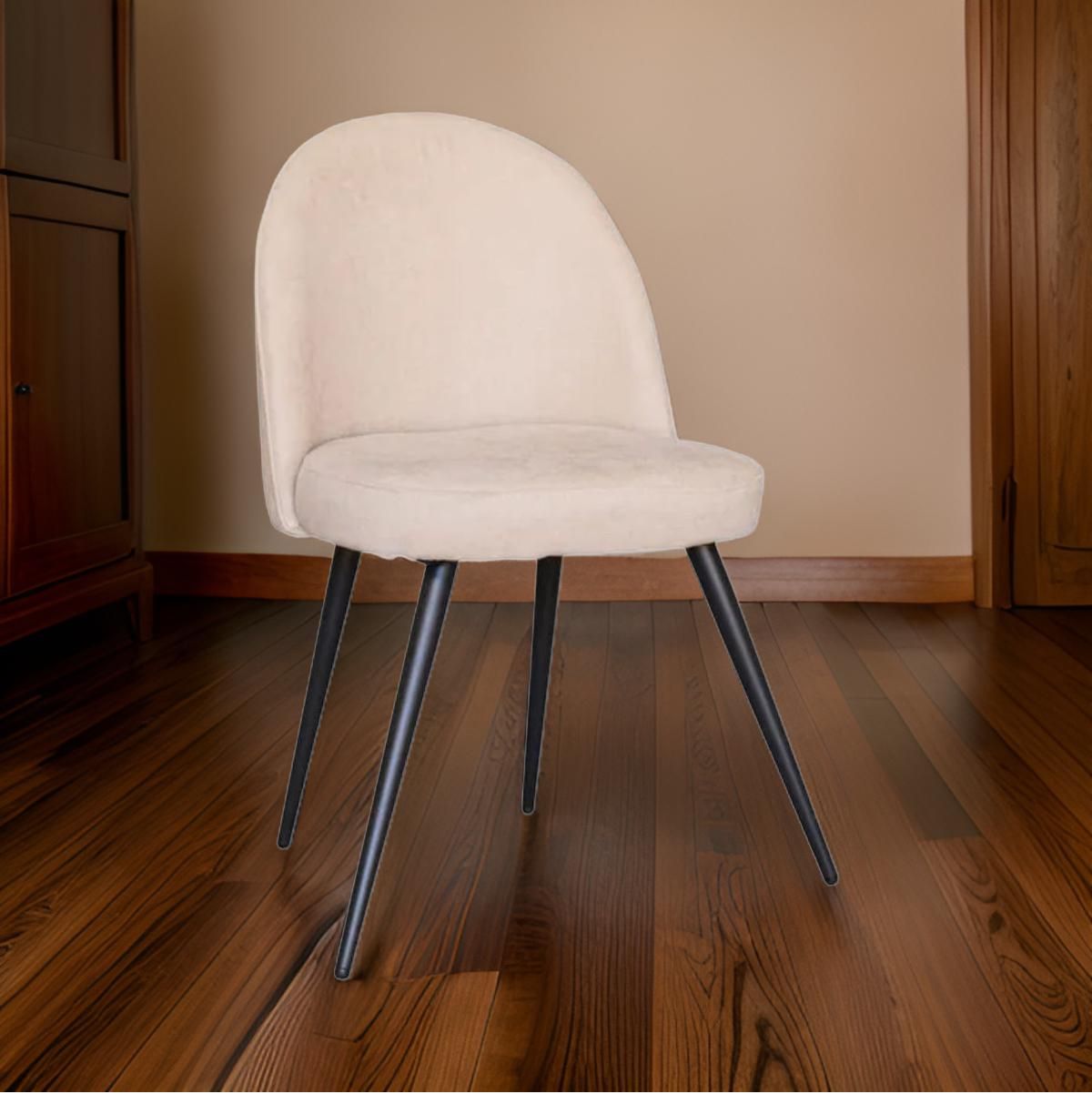 Pack-de-2-sillas-de-comedor-respaldo-curvo-acolchado-beige-87x49x48-cm