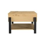 Mesa-de-centro-Vicka-2-cajones---estante-natural-negro-40x100x60-cm--perfil