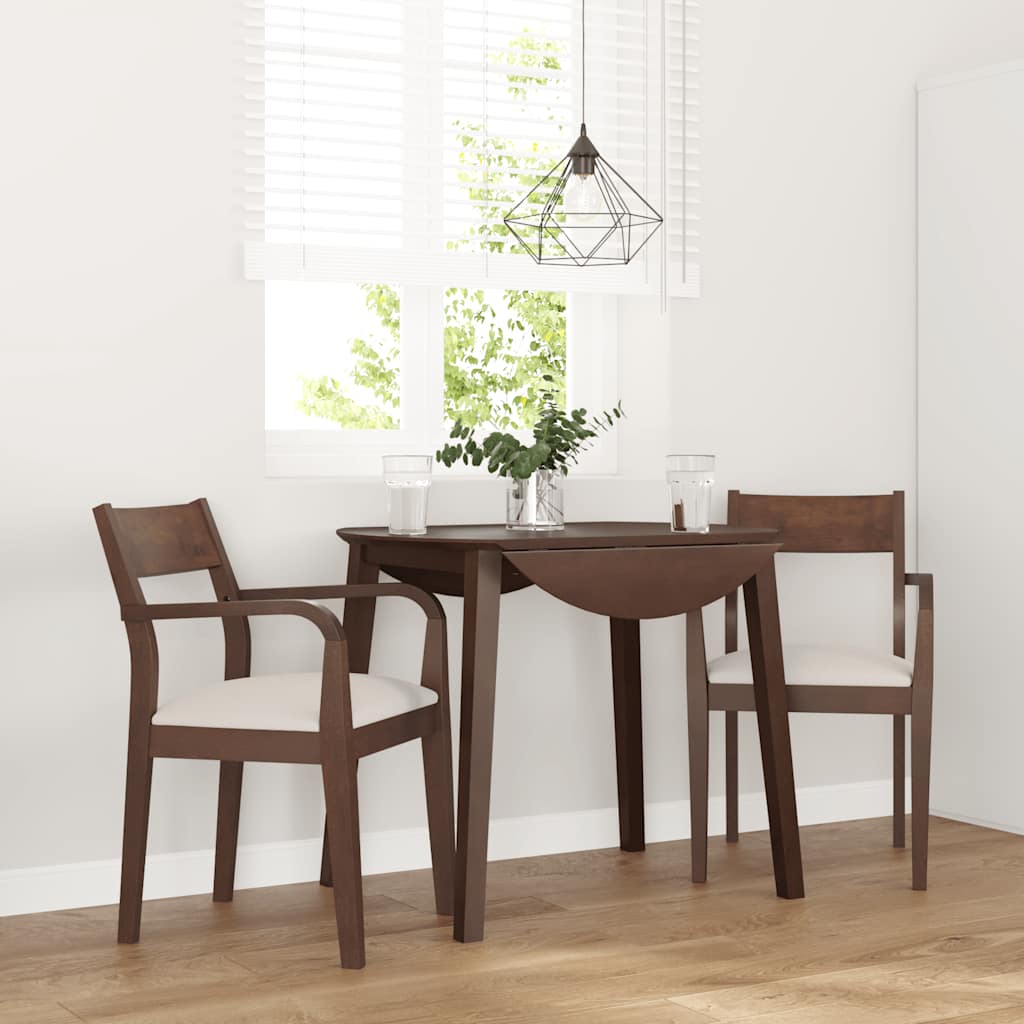 Pack-de-2-sillas-de-comedor-Arthur-reposabrazos---asiento-acolchado--marron