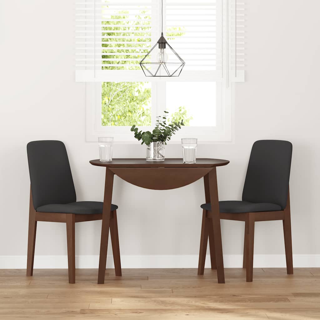 Pack-de-2-sillas-de-comedor-Syra-respaldo-ergonomico-negro-marron