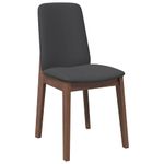 Pack-de-2-sillas-de-comedor-Syra-respaldo-ergonomico-negro-marron