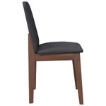 Pack-de-2-sillas-de-comedor-Syra-respaldo-ergonomico-negro-marron