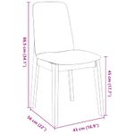 Pack-de-2-sillas-de-comedor-Syra-respaldo-ergonomico-negro-marron
