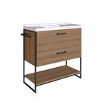 Mueble-de-baño-Lili-lavabo---2-cajones---estante-marron-blanco-835x80x36-cm