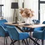 Mesa-de-comedor-Kyba-diseño-fijo-natural-negro-77x200x100-cm-ambientada
