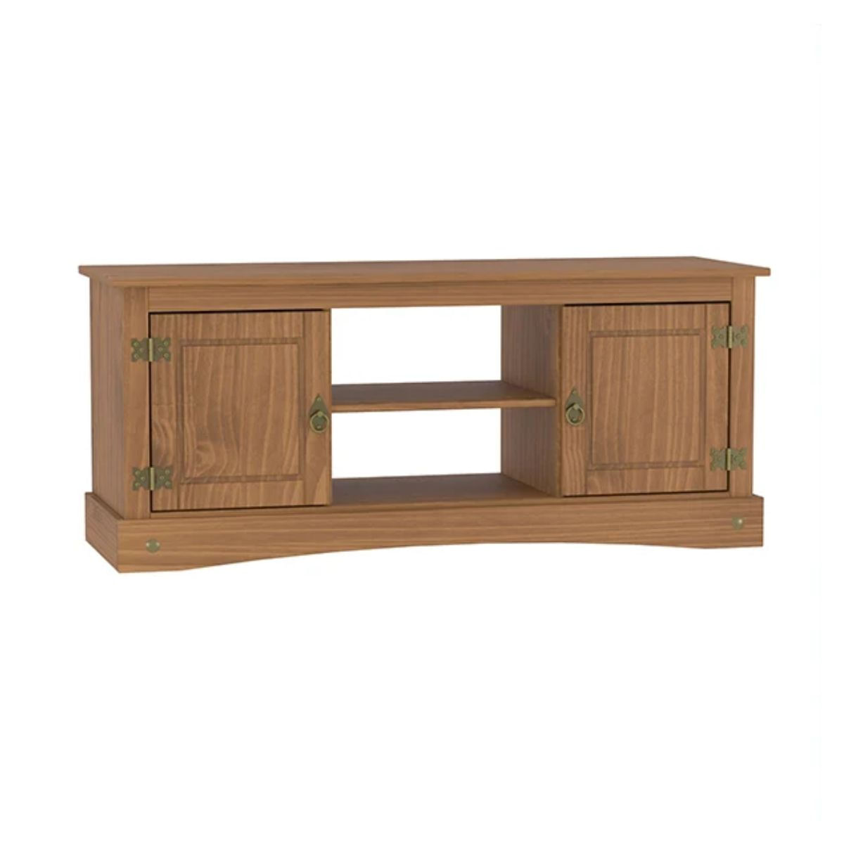 Mueble-de-TV-Aguila-2-puretas---2-compartimentos-marron-40x120x51-cm-lateral