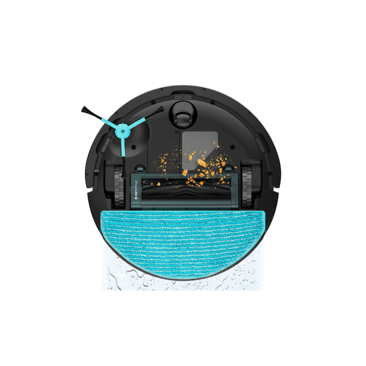 Robot-aspirador-Cecotec-Conga-8490-Ultimate-Ultra-Power-Home-7000Pa-4-en-1---base-autovaciado-negro