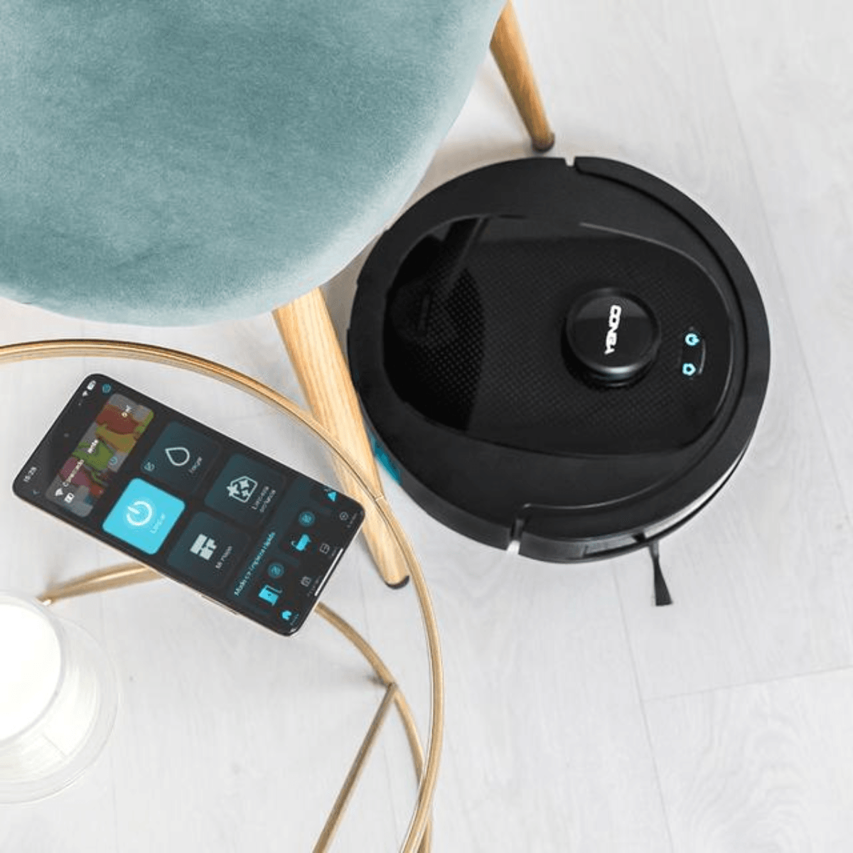 Robot-aspirador-Cecotec-Conga-8490-Ultimate-Ultra-Power-Home-7000Pa-4-en-1---base-autovaciado-negro