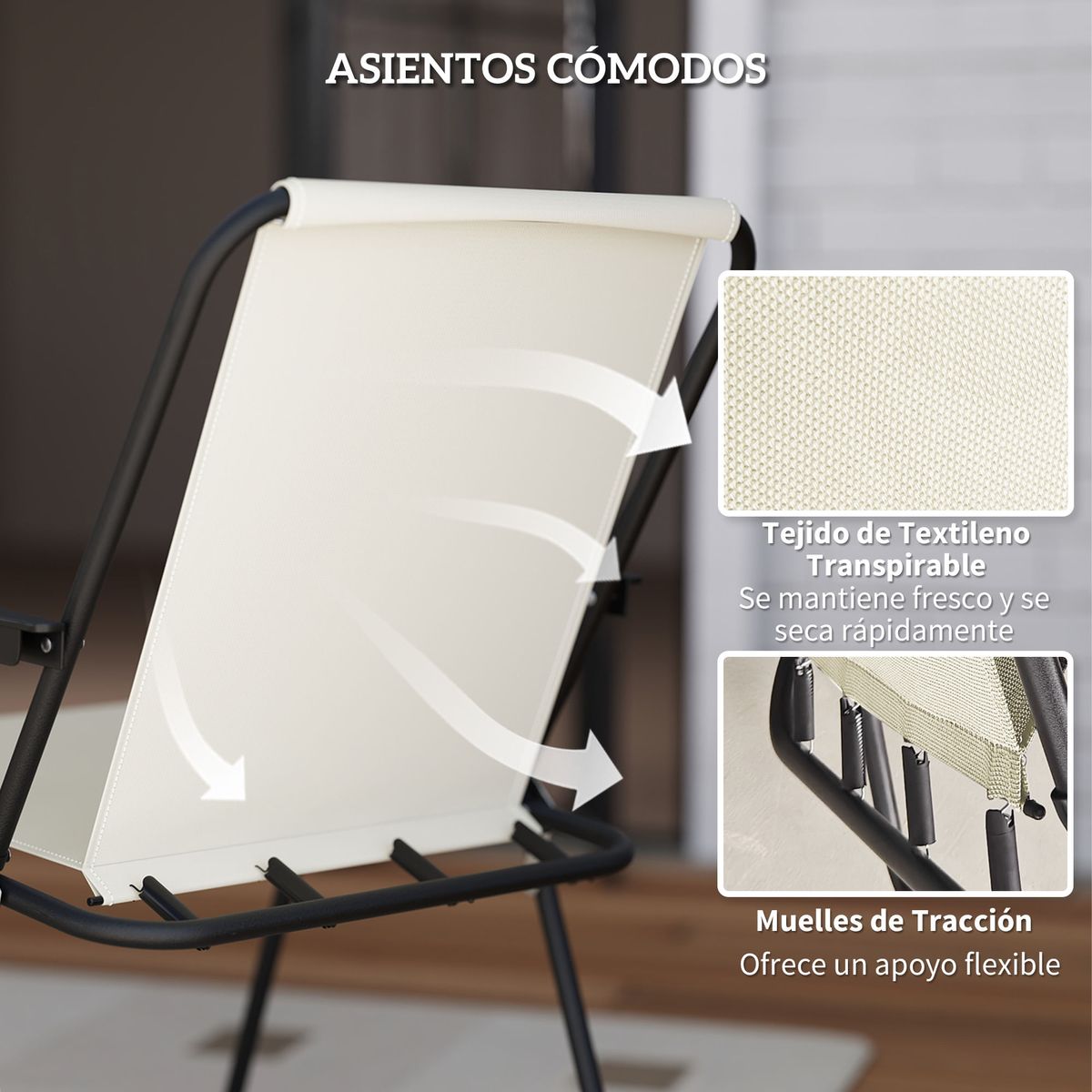Conjunto-de-jardin-Perla-Outsunny-4-sillas---mesa---sombrilla-crema