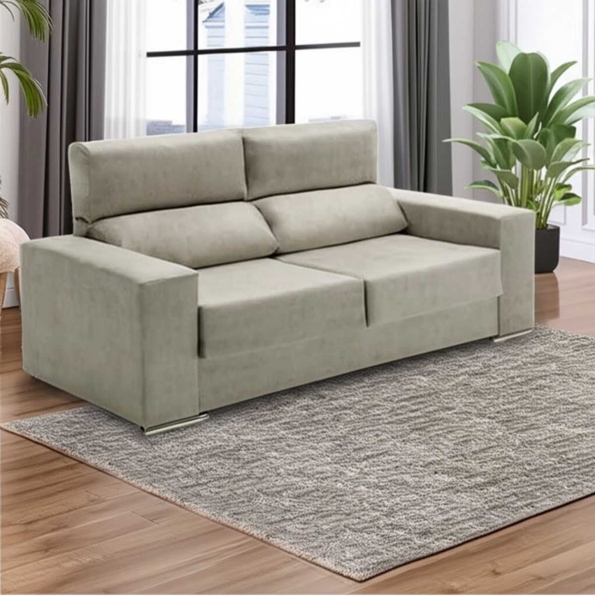 Sofa-Alice-3-plazas-respaldo-reclinable-gris-100x180x85-cm-ambientada-lateral
