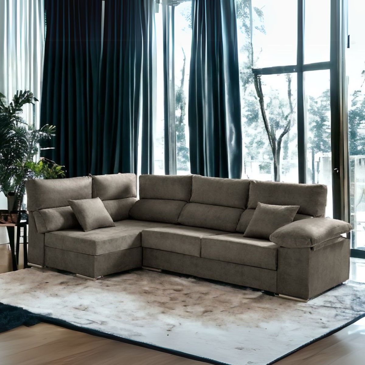 Sofa-chaiselongue-Cosima-Velare-rinconera-asientos-reclinables-izquierda-gris-oscuro-102x265x145-cm-