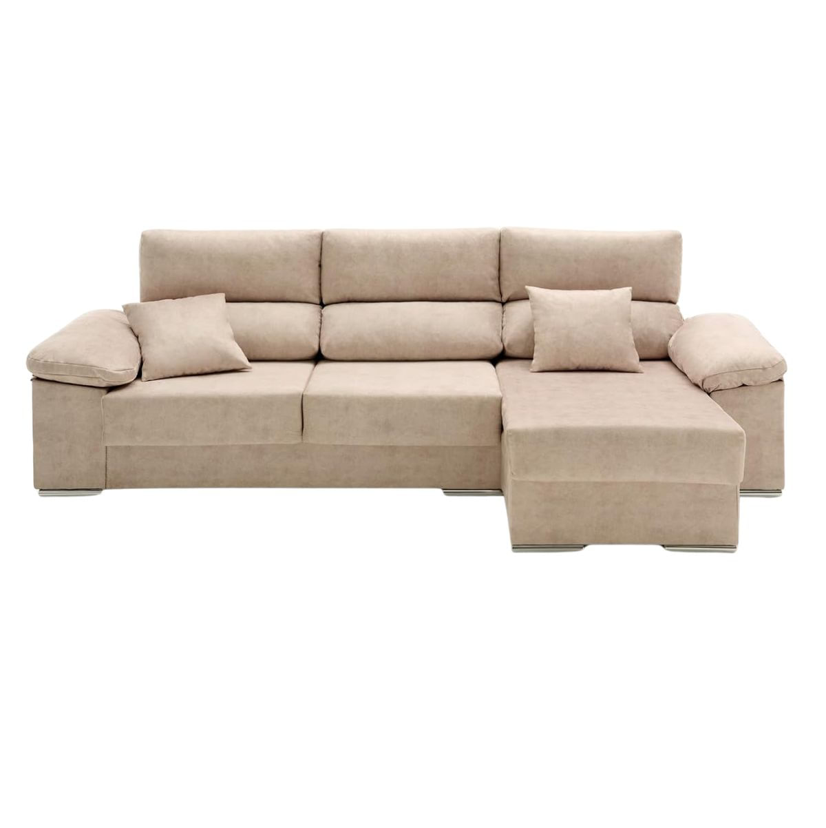 Sofa-chaiselongue-Beatrice-Velare-3-plazas-respaldos-reclinables-derecha-beige-85x260x140-cm-frontal