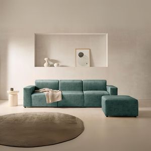 Sofá chaiselongue modular Mónica 3 plazas 75x255x155 cm