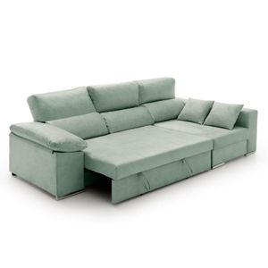 Sofá cama chaiselongue Giulia Velare 3 plazas arcón 105x264x145 cm
