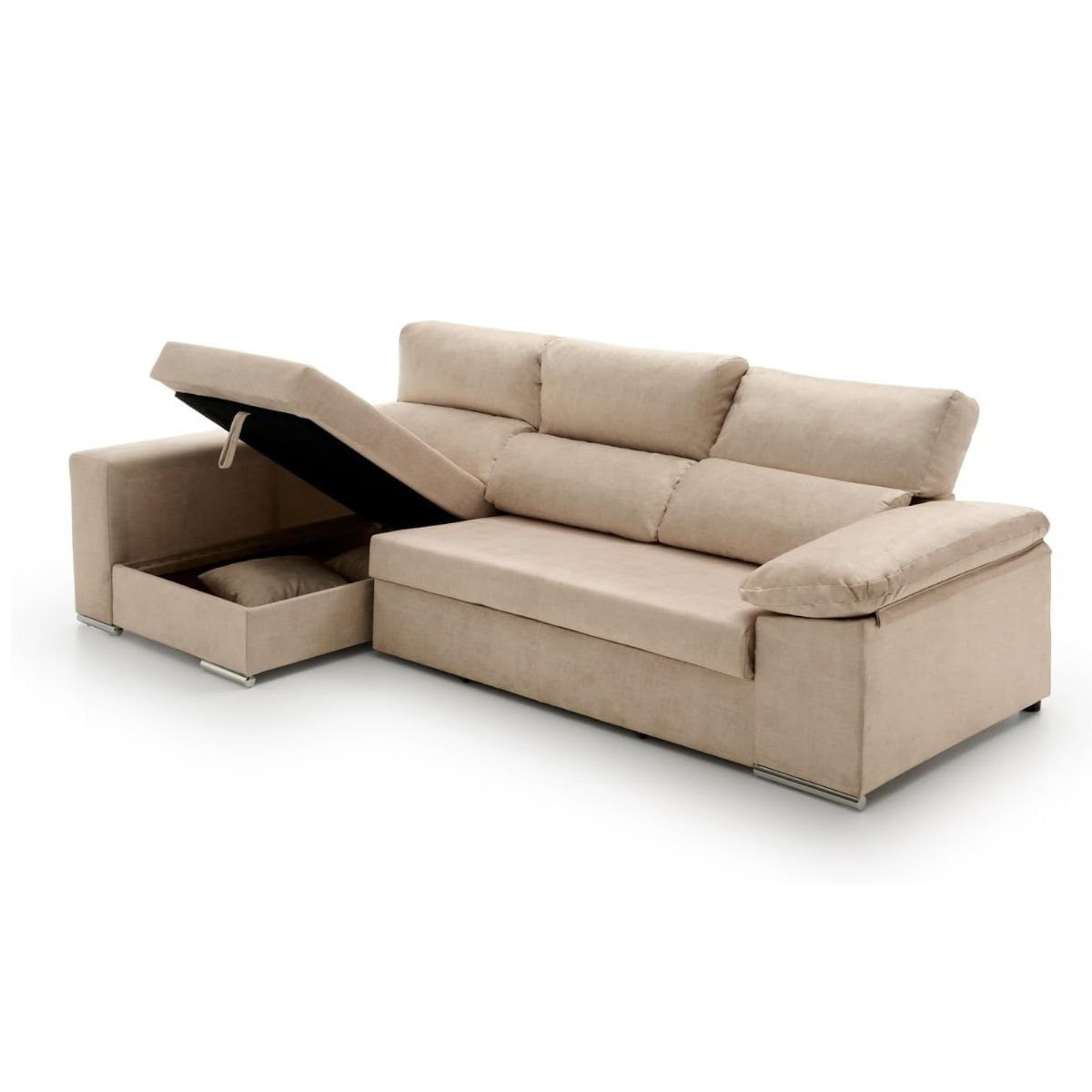 Sofa-cama-chaiselongue-Giulia-Velare-3-plazas-arcon-izquierda-beige-105x264x145-cm