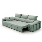 Sofa-cama-chaiselongue-Giuliana-Velare-3-plazas---2-pufs-izquierda-turquesa-105x264x145-cm