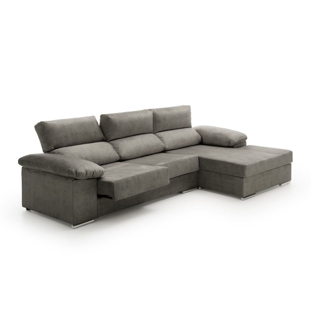 Sofa-chaiselongue-Melissa-Velare-3-plazas-reclinable---deslizante-derecha-gris-oscuro-105x265x160-cm-