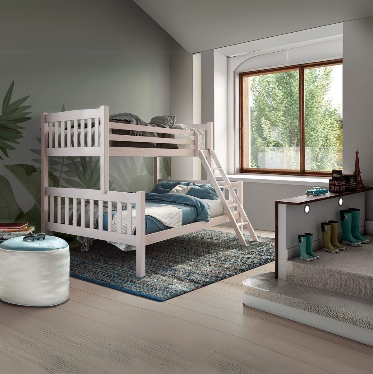 Litera-Twink-somieres-incluidos-madera-de-pino-natural-156x205x151-cm-ambientada