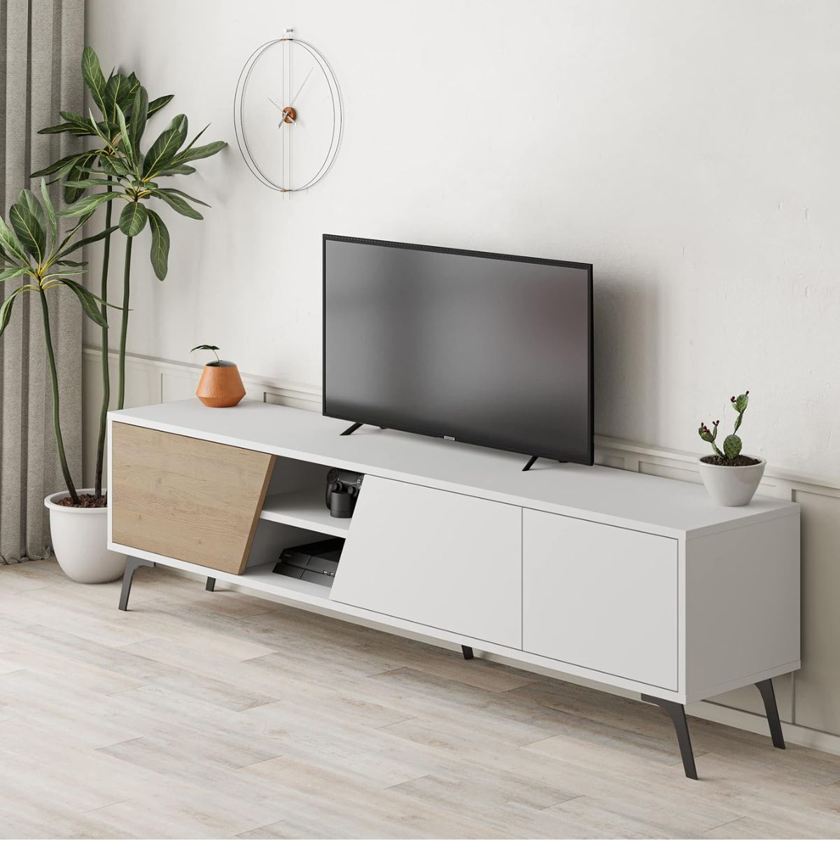 Mueble-de-TV-Fiona-3-puertas---2-compartimentos-blanco-natural-48x180x356-cm-ambientada