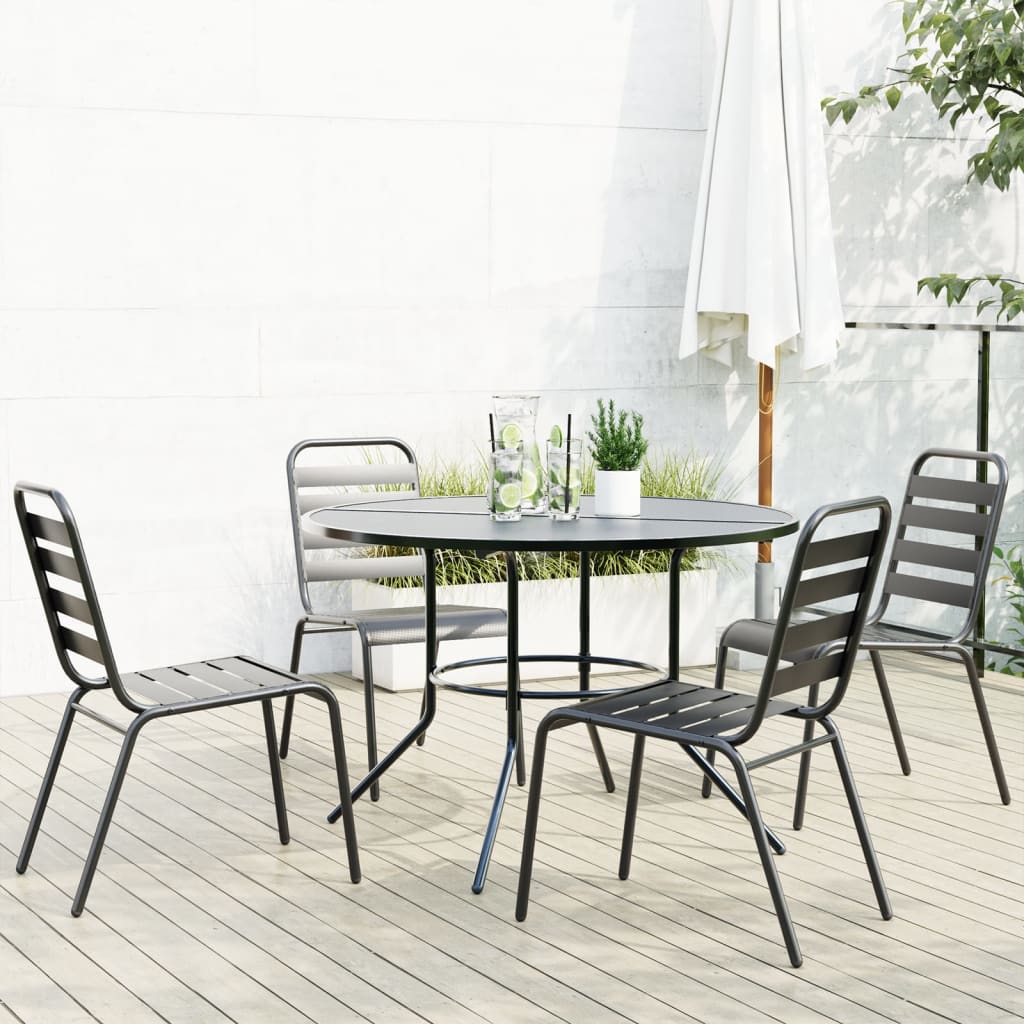 Conjunto-de-jardin-Polea-4-sillas---mesa-negro-ambientada