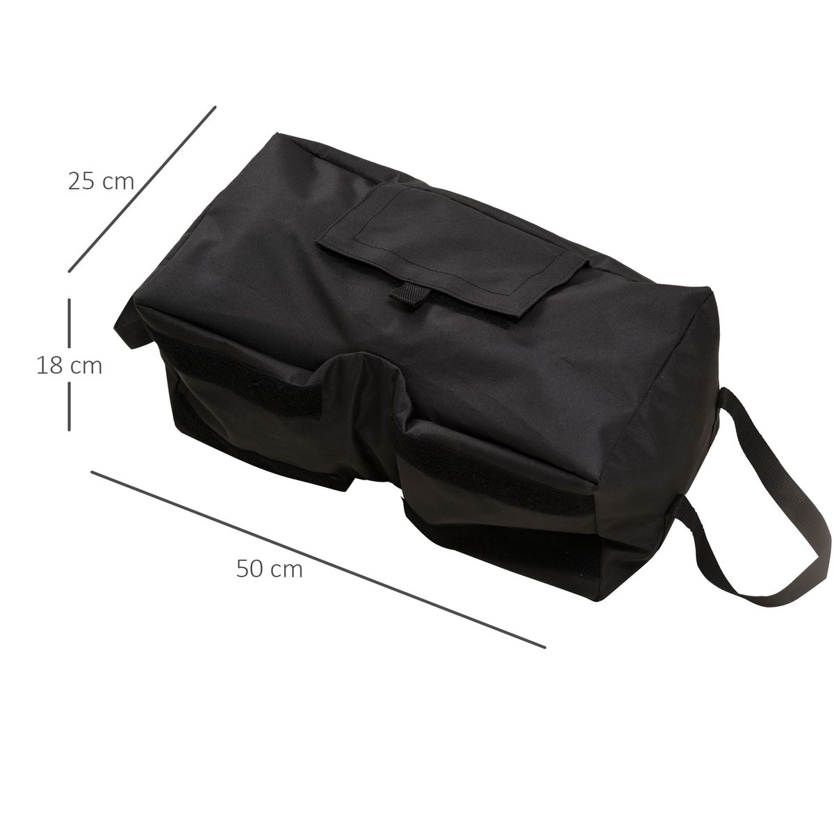 Pack-de-2-bases-de-sombrilla-Caribe-Outsunny-rellenables-de-arena-30-60-mm-negro-18x50x50-cm-
