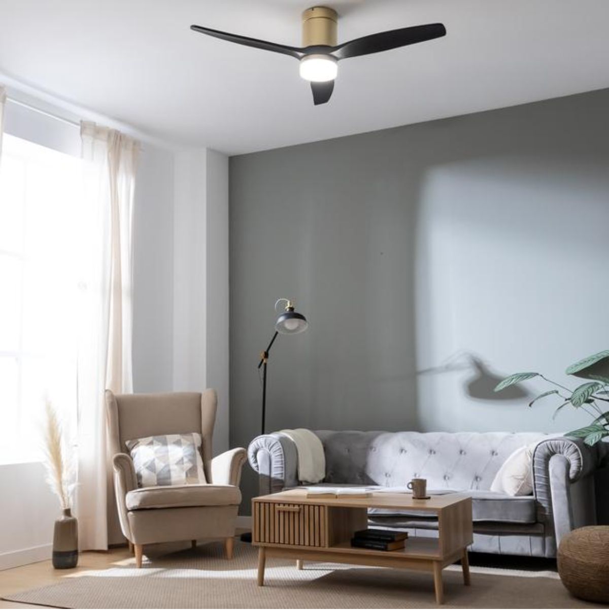 Ventilador-de-techo-Cecotec-EnergySilence-Aero-5600-Aqua-40W-3-aspas-Wifi-dorado-negro-Ø132-cm