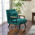 Sofa-cama-Prisma-Homcom-individual-convertible-4-en-1-verde-81x73x63cm