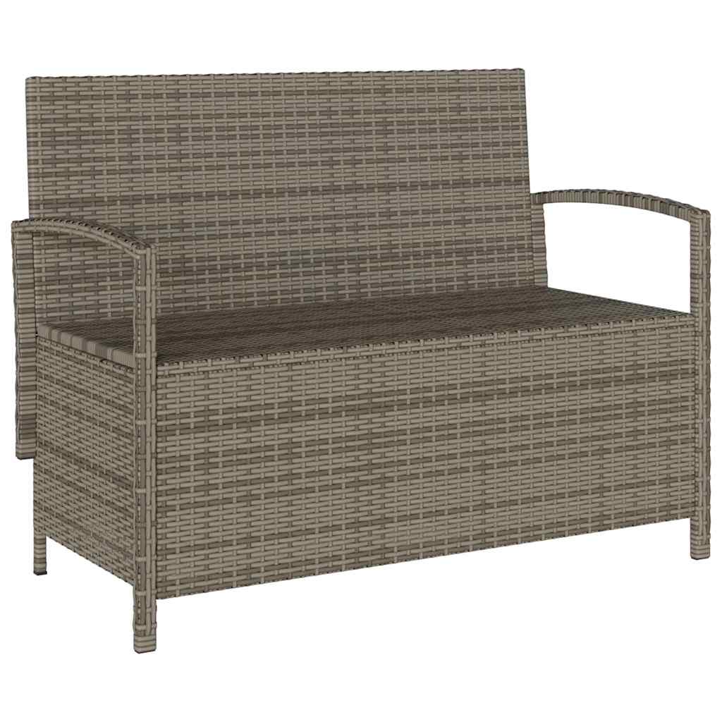 Banco-de-jardin-Calar-2-plazas-con-almacenaje-gris-87x111x56-cm