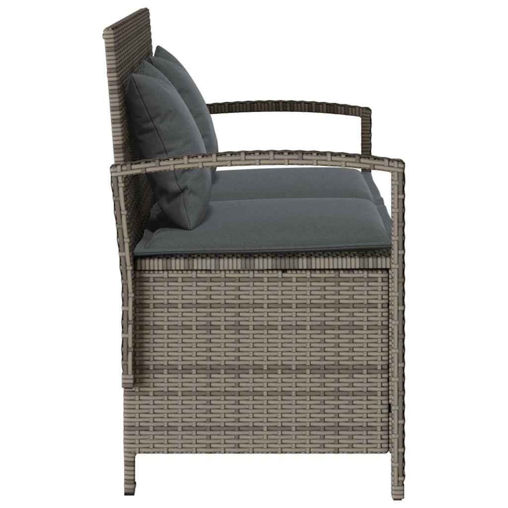 Banco-de-jardin-Calar-2-plazas-con-almacenaje-gris-87x111x56-cm