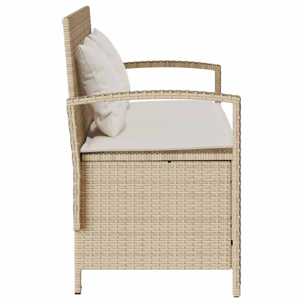 Banco-de-jardin-Calar-2-plazas-con-almacenaje-beige-87x111x56-cm