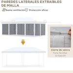 Carpa-Camboue-Outsunny-plegable-6-mosquiteras-crema-270x585x295-cm-