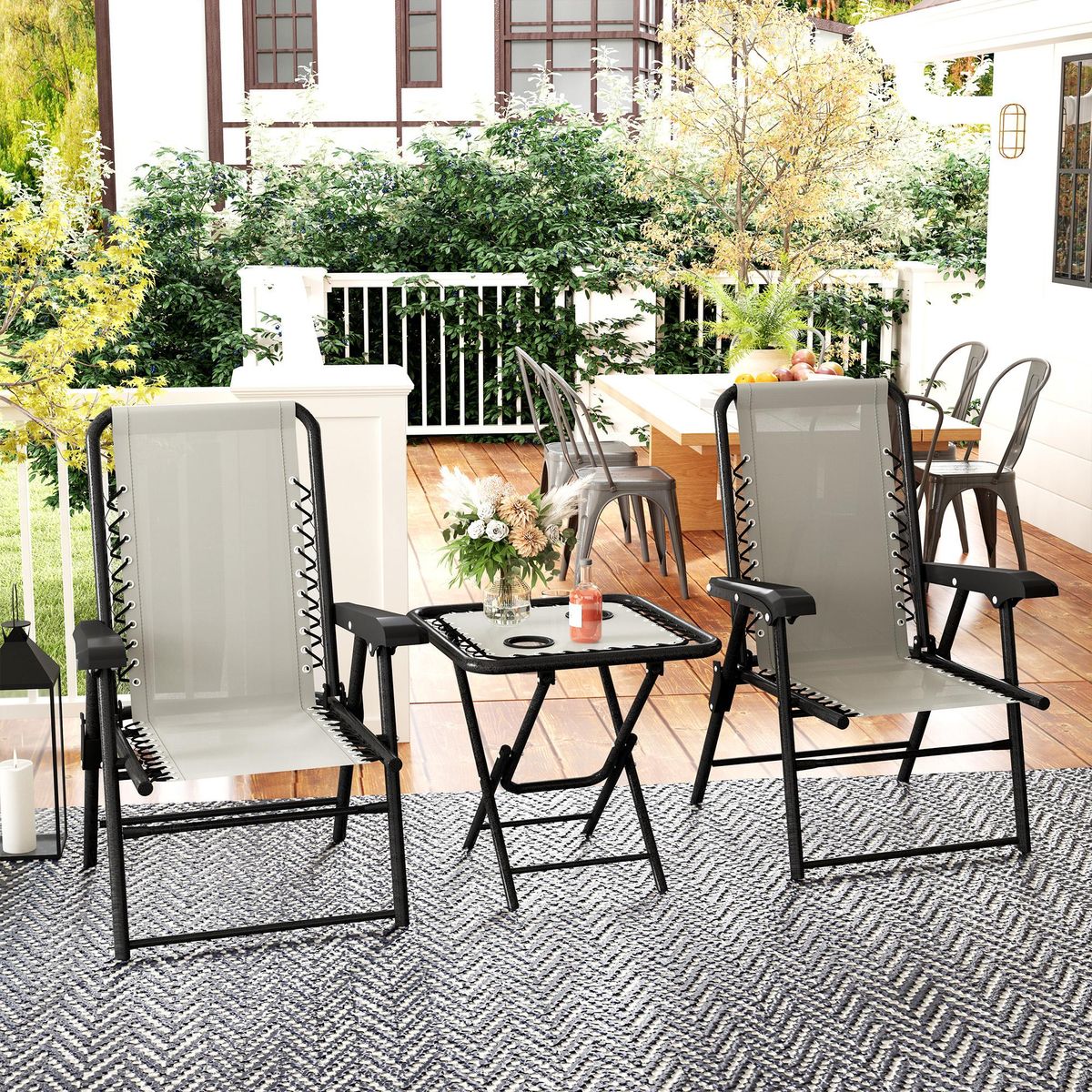 Conjunto-de-jardin-Candel-Outsunny-3-piezas-plegables-crema