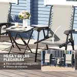 Conjunto-de-jardin-Candel-Outsunny-3-piezas-plegables-gris-oscuro