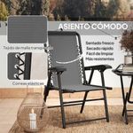 Conjunto-de-jardin-Candel-Outsunny-3-piezas-plegables-gris-oscuro