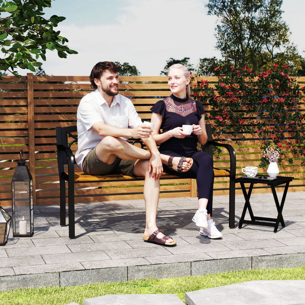 Banco-de-jardin-Renata-Outsunny-2-plazas-respaldo-forjado-negro-marron-80x127x56-cm-