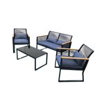 Conjunto-de-exterior-Eleganza-sofa---sillones---mesa-y-cojines-negro-roble