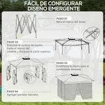 Carpa-Baguo-Outsunny-plegable-4-mosquiteras-gris-270x325x325-cm-web
