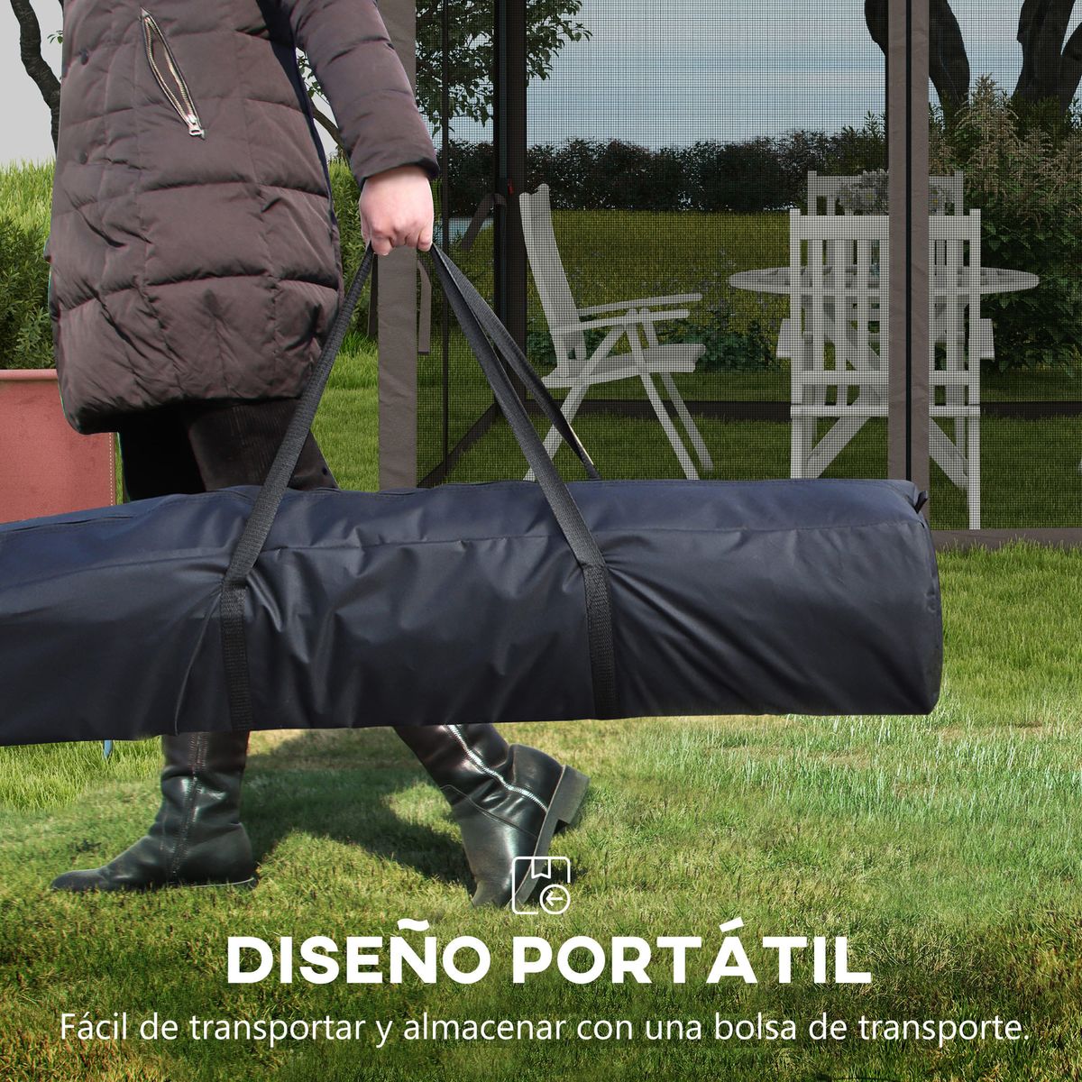 Carpa-Baguo-Outsunny-plegable-4-mosquiteras-gris-270x325x325-cm