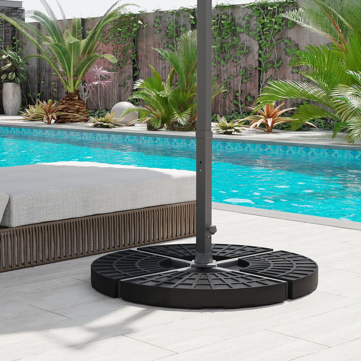 Peso-para-base-de-sombrilla-Mika-Outsunny-4-piezas-rellenables-negro-