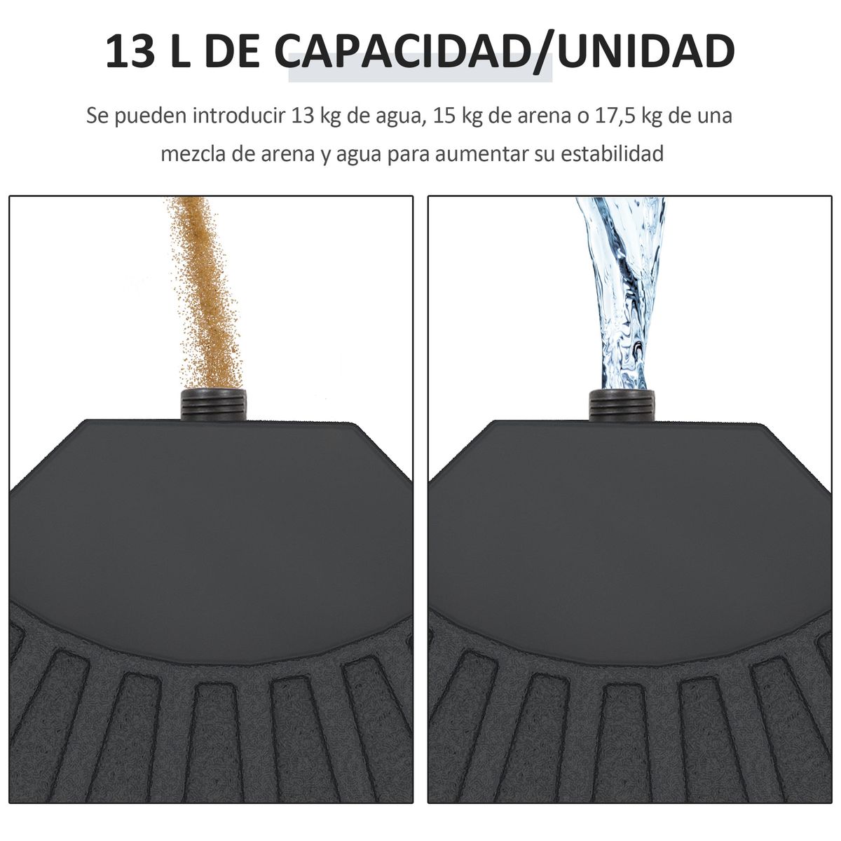 Peso-para-base-de-sombrilla-Mika-Outsunny-4-piezas-rellenables-negro-