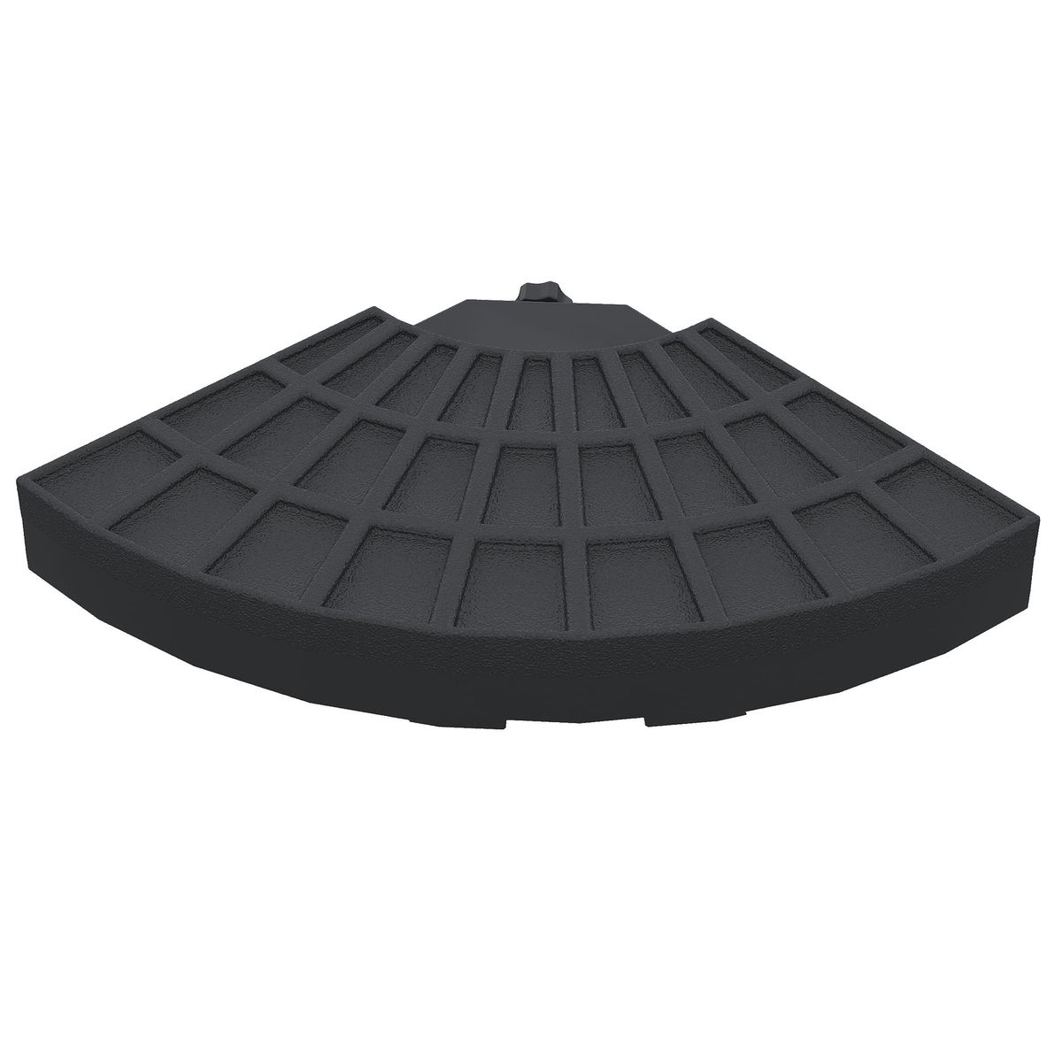 Peso-para-base-de-sombrilla-Mika-Outsunny-4-piezas-rellenables-negro-