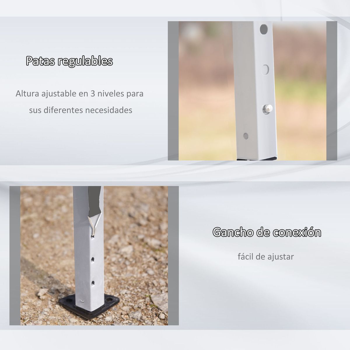 Carpa-Toluca-Outsunny-plegable-altura-regulable-270x585x295-cm