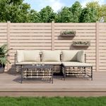 Conjunto-de-jardin-Kenia-sofa-modular---mesa-reposapies-gris