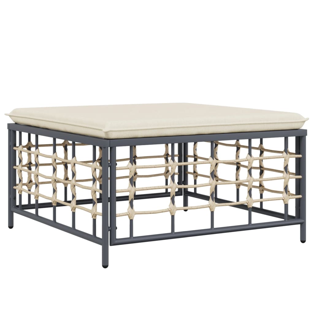 Conjunto-de-jardin-Kenia-sofa-modular---mesa-reposapies-gris