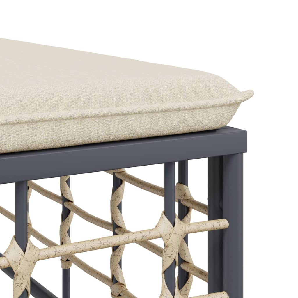 Conjunto-de-jardin-Kenia-sofa-modular---mesa-reposapies-gris