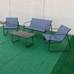 Conjunto-de-jardin-Lazio-2-sofas---2-sillas---mesa-gris-negro