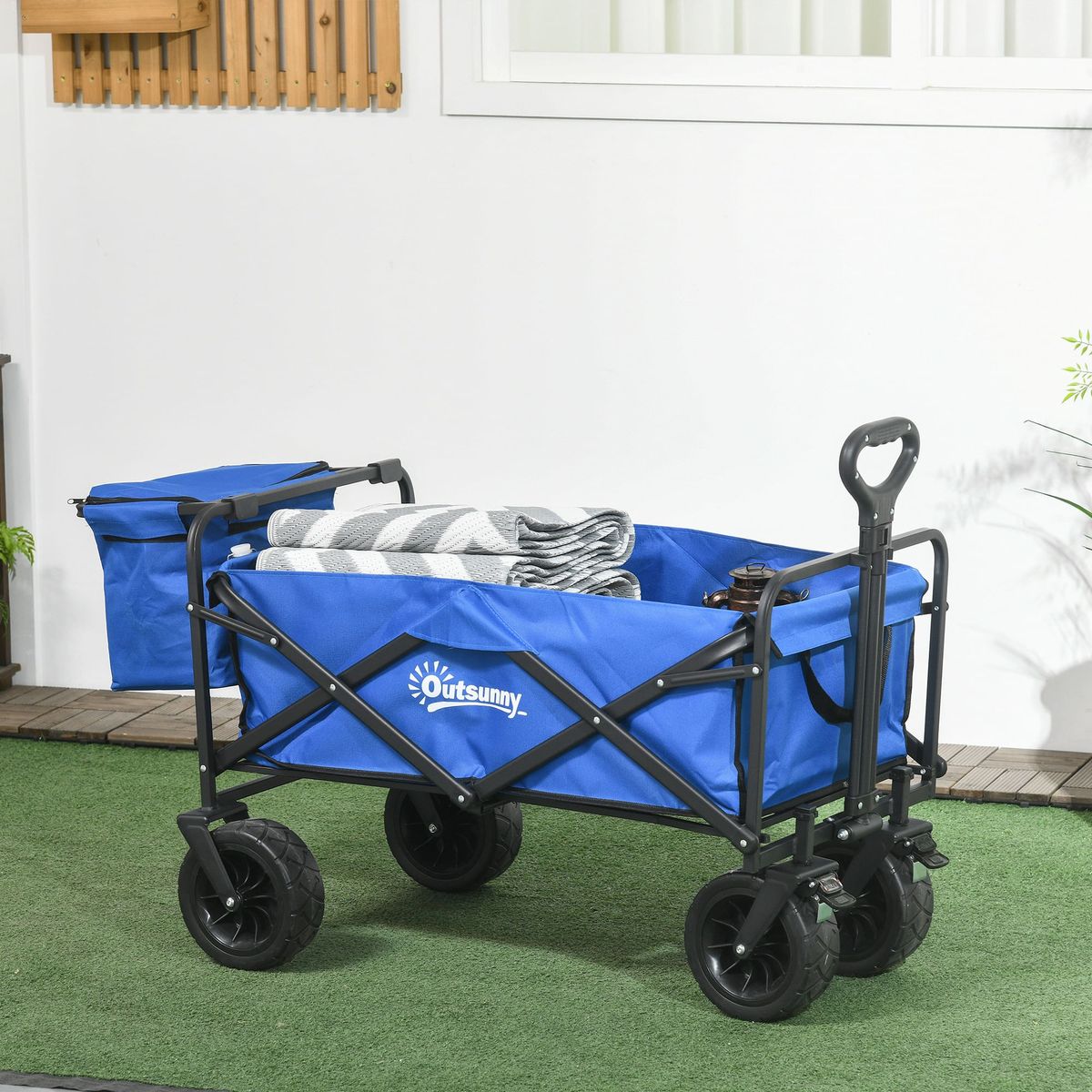 Carro-multifuncional-Ray-Outsunny-100kg-plegable---ajustable---bolsa-termica-azul-77-100x113x57-cm-