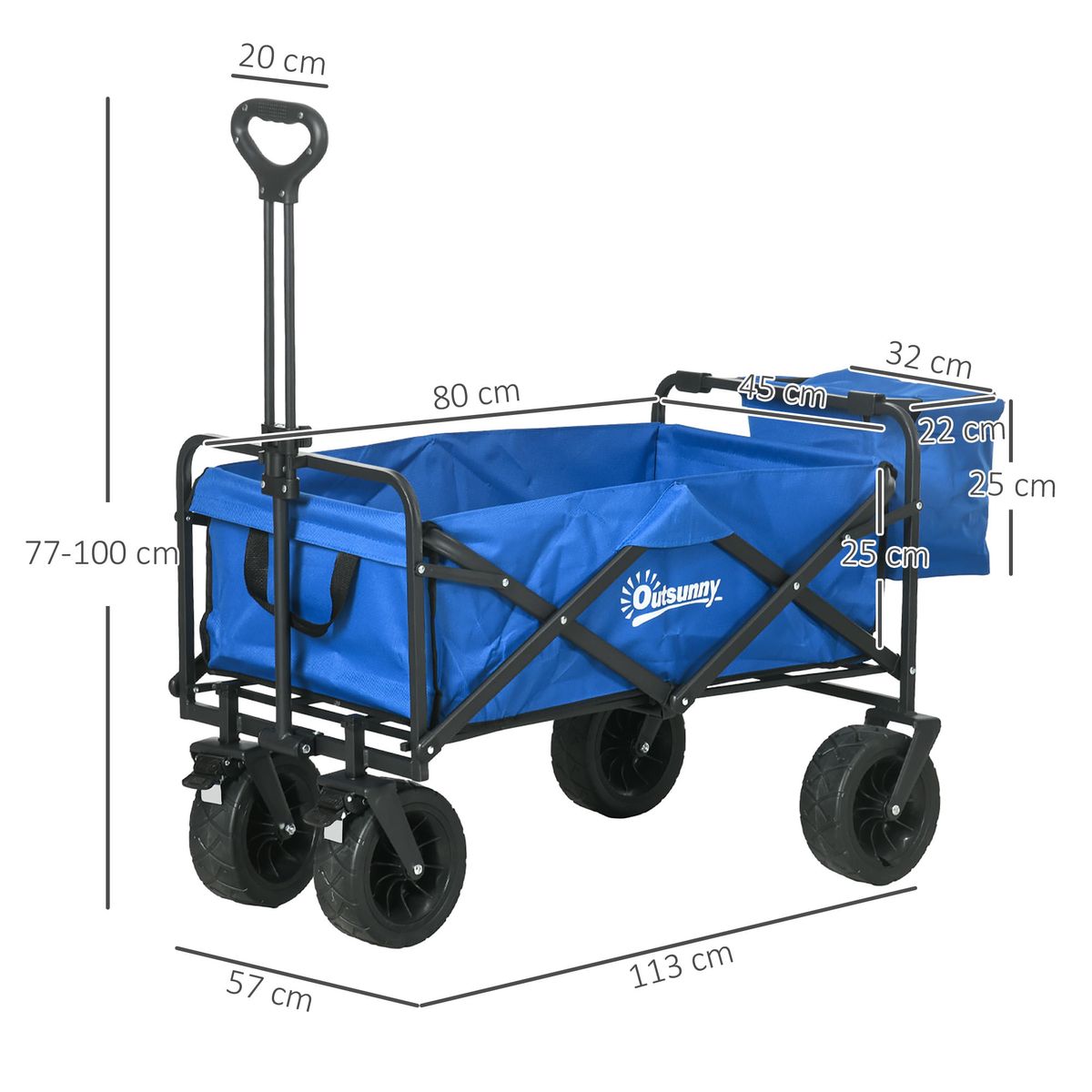 Carro-multifuncional-Ray-Outsunny-100kg-plegable---ajustable---bolsa-termica-azul-77-100x113x57-cm-