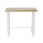 Mesa-alta-de-comedor-Loft-diseño-nordico-blanco-100x120x70-cm-frontal