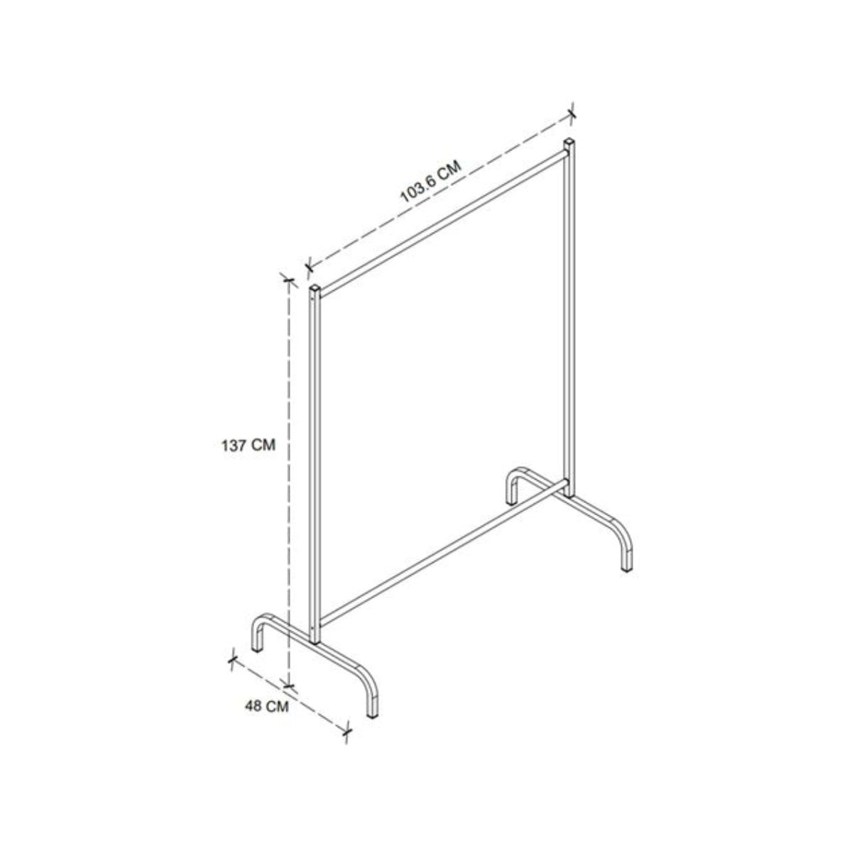 Burro-Wave-1-barra-metal-negro-137x104x48-cm-medidas
